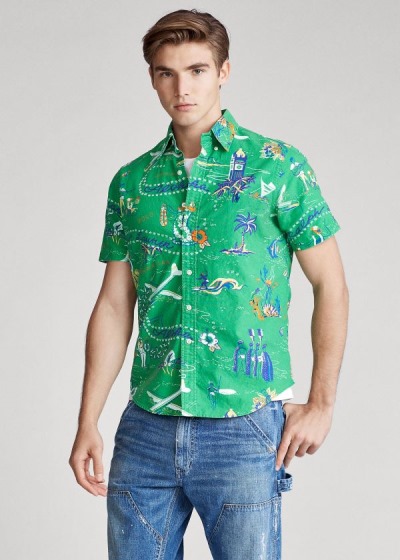 Camisa Polo Ralph Lauren Classic Fit Tropical Homem 35169-OLMQ